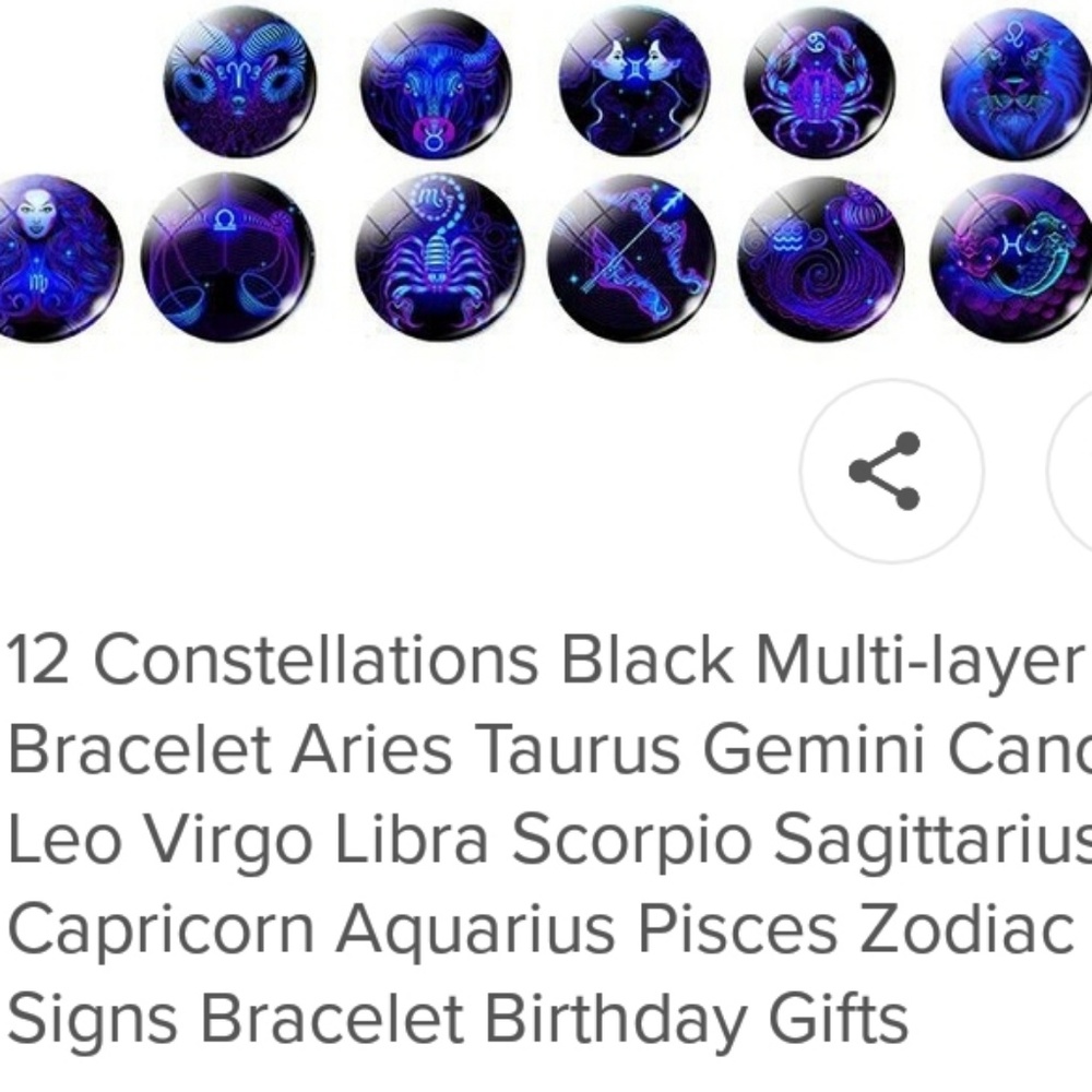 NWT Zodiac Bracelets - Picture 2 of 2